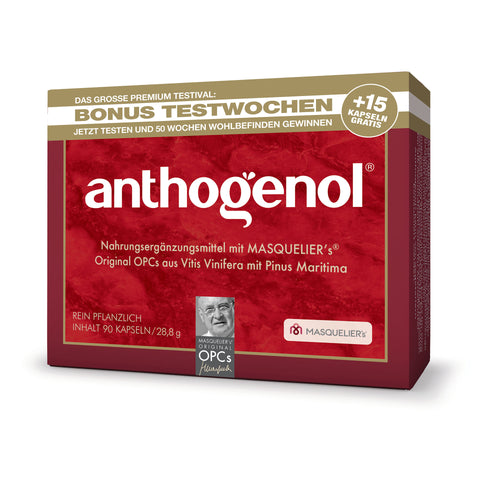 Anthogenol® Original OPC Bonus-Testwochen 75+15 Kapseln gratis